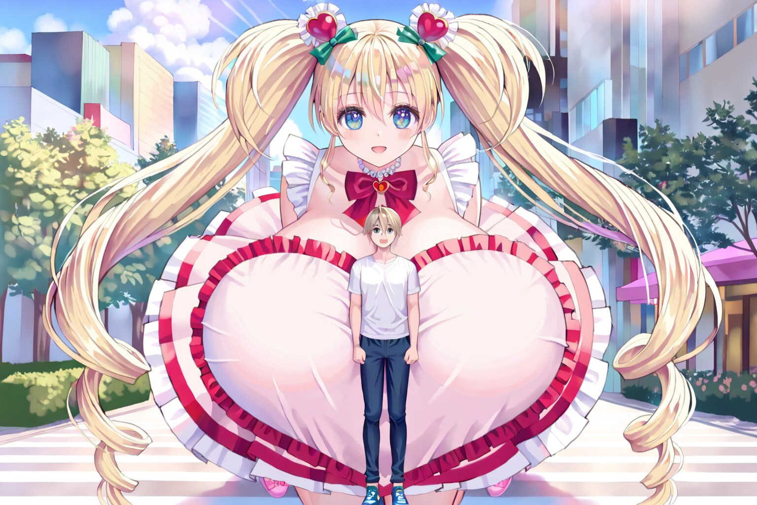 挟まれる♡