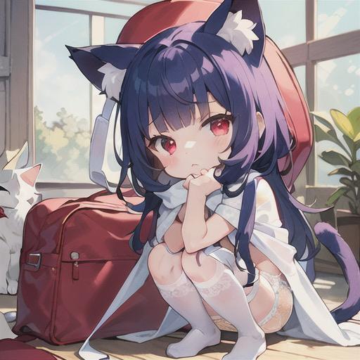 雪美、猫さんになって？