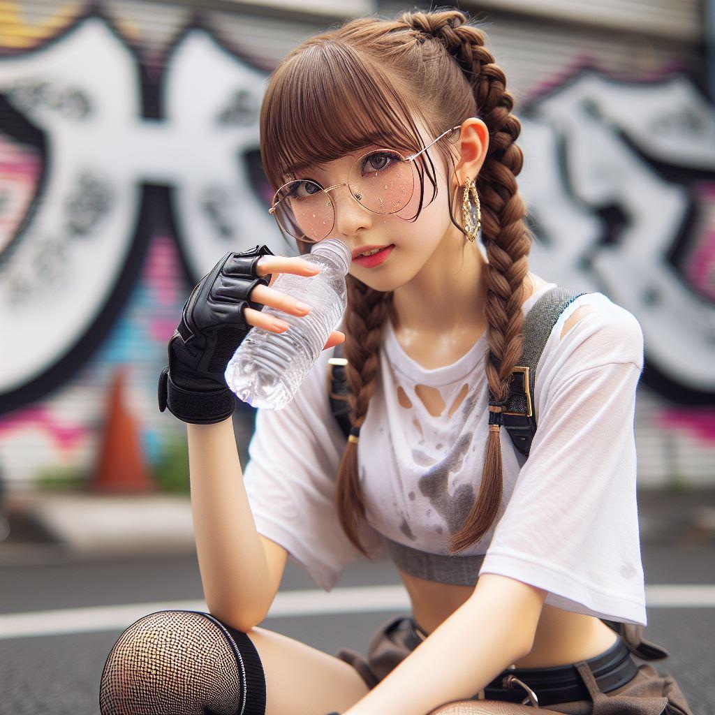 休憩中の赤ずきんちゃん