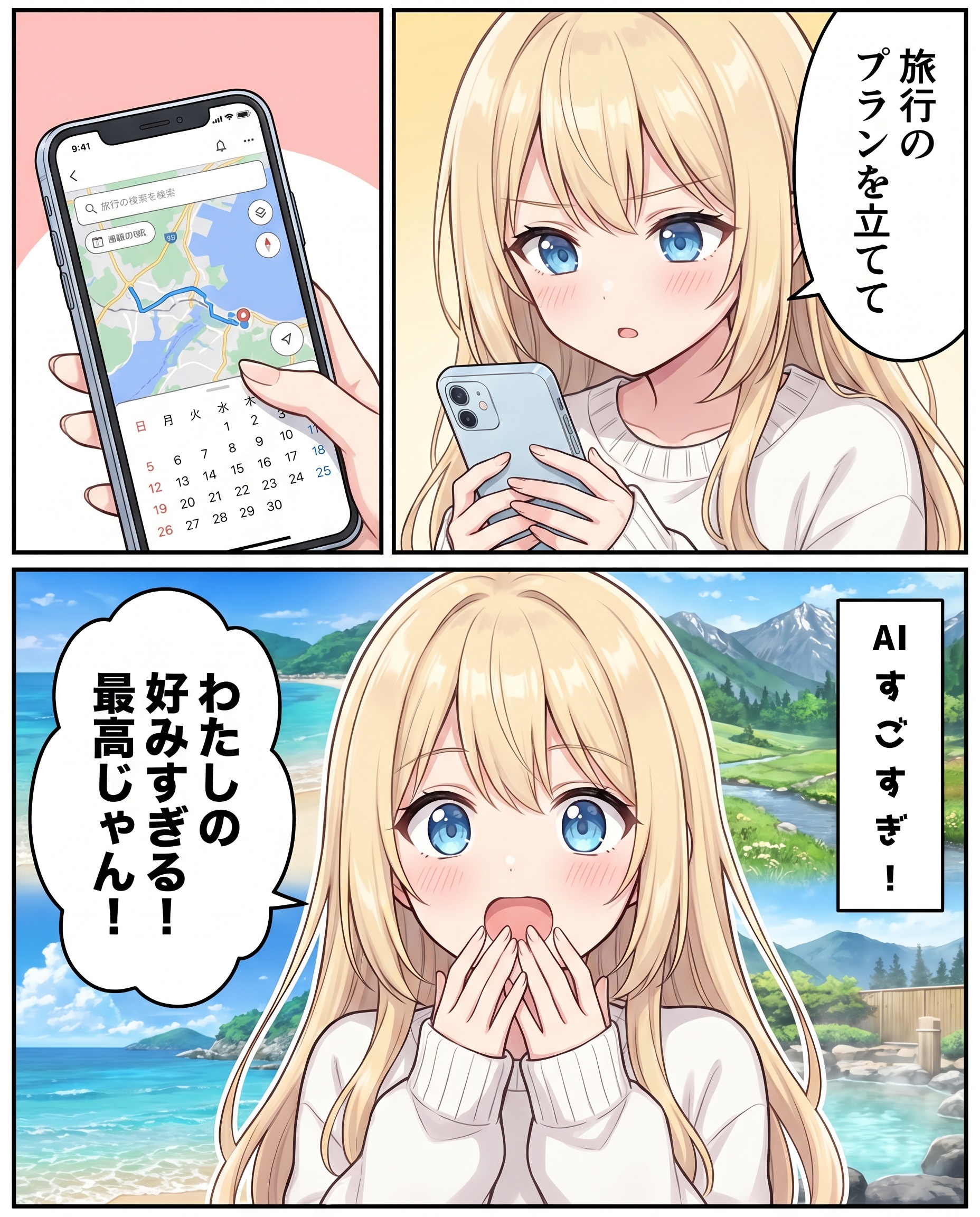 GWの計画 | の人気AIイラスト・グラビア