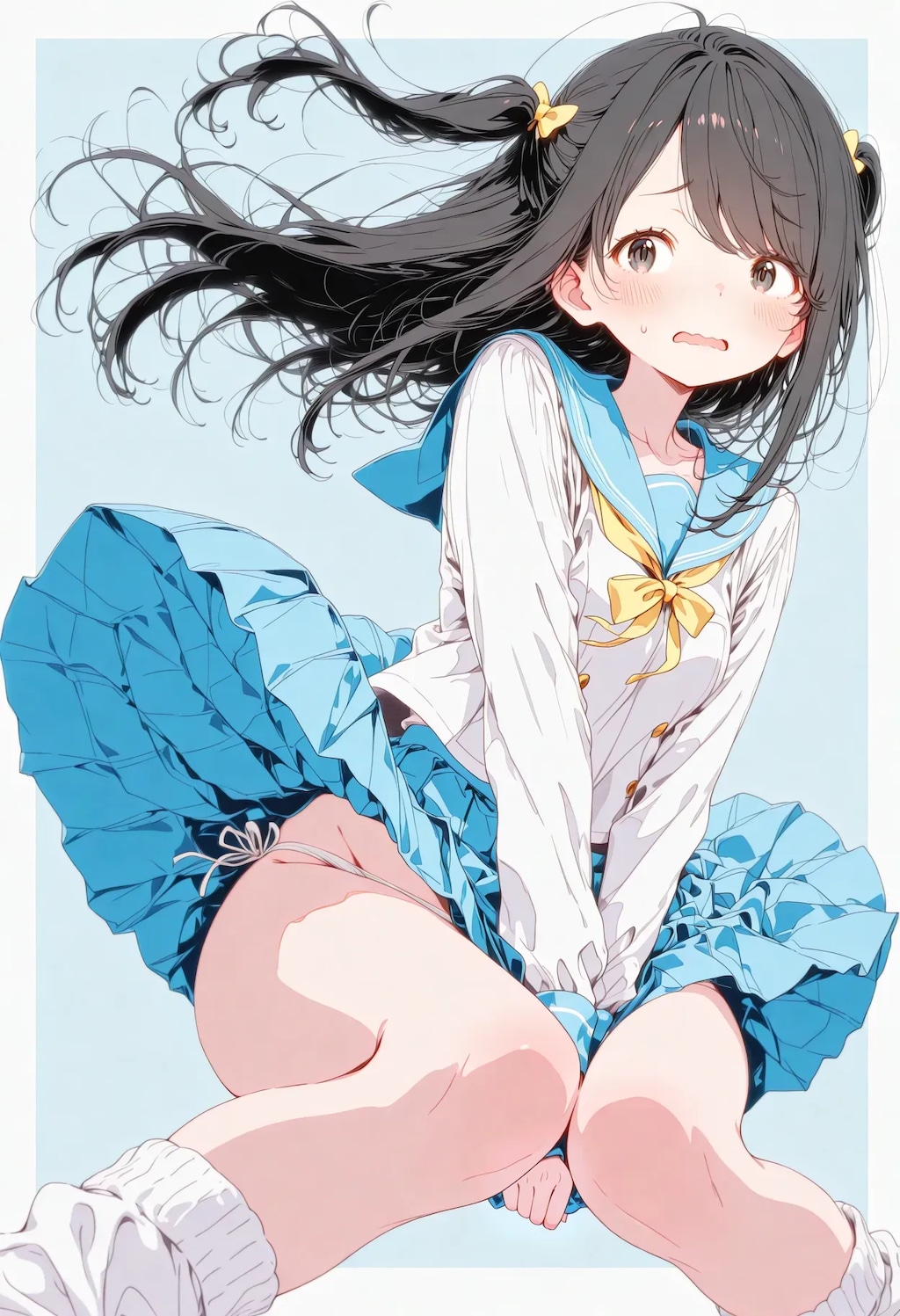 もぉ～！今日何でこんなに風強いのよぉ～！💦