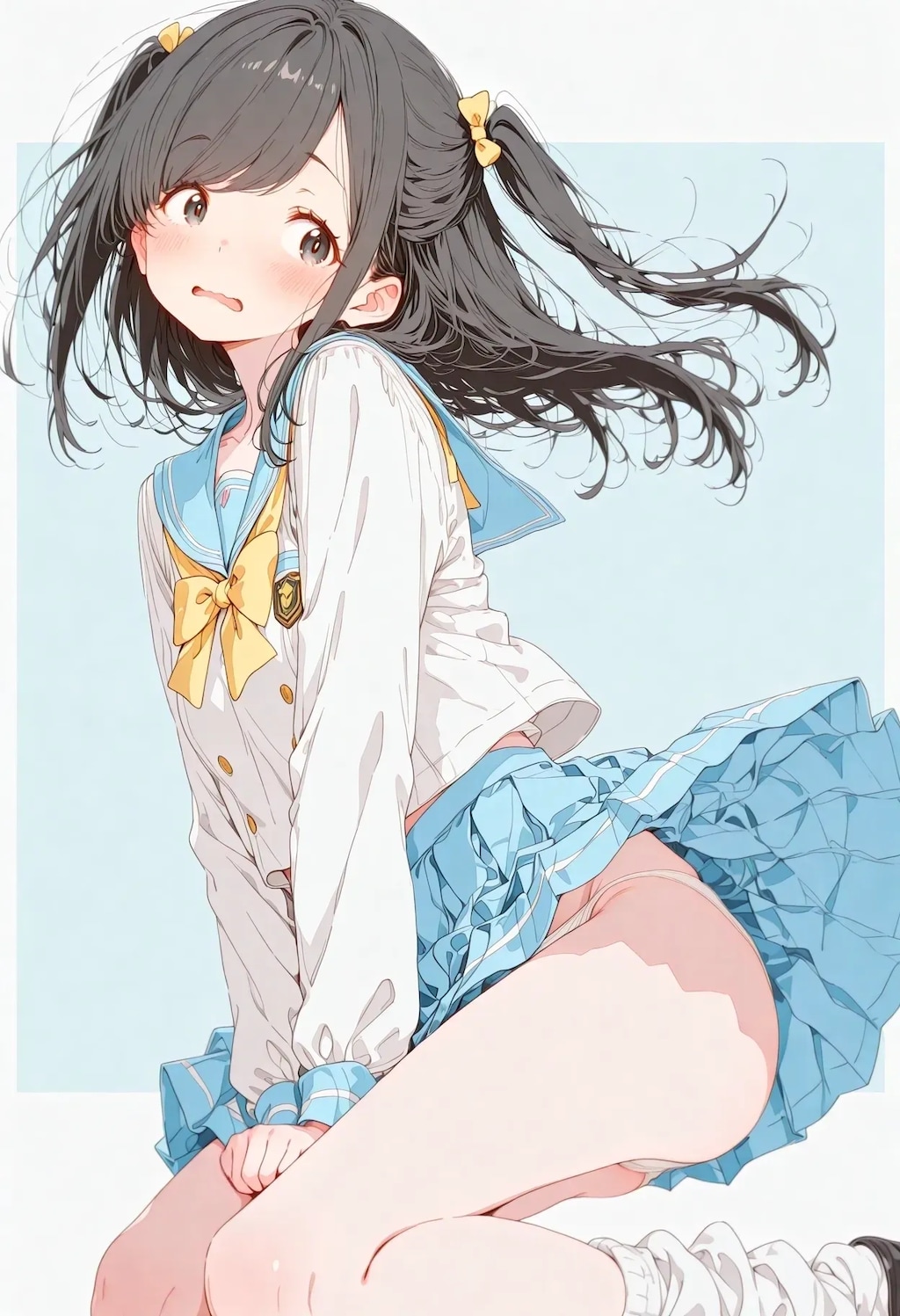 もぉ～！今日何でこんなに風強いのよぉ～！💦