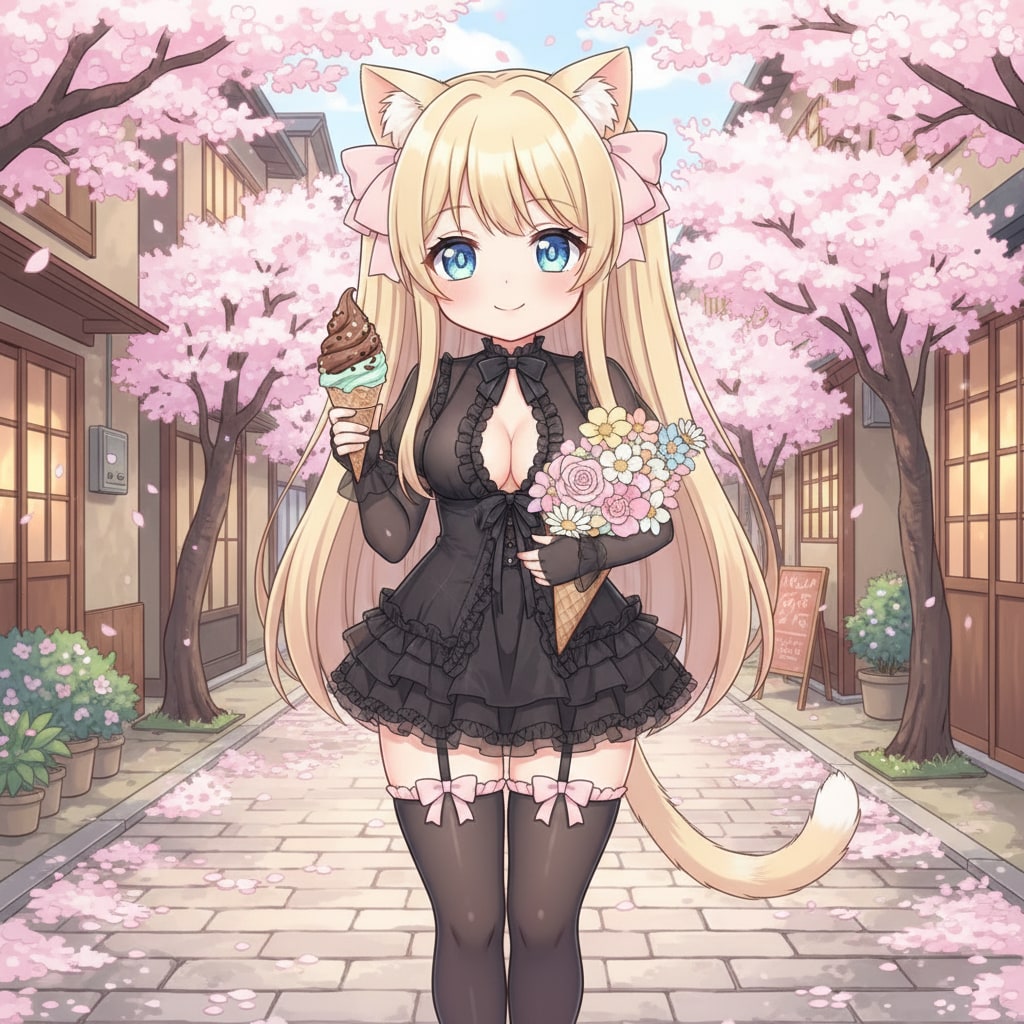 金ツイにゃん。2月19日 #チョコミントの日 | の人気AIイラスト・グラビア