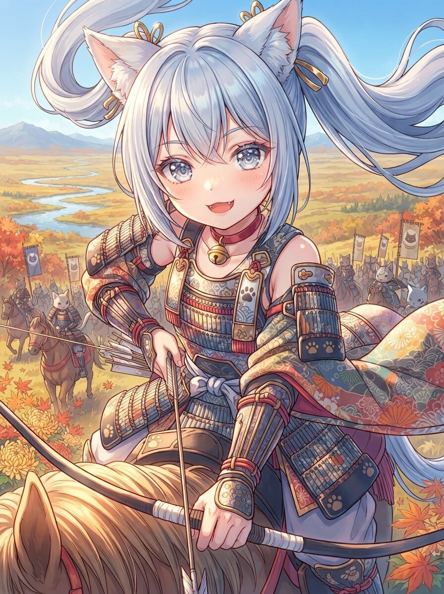 戦国猫姫 | の人気AIイラスト・グラビア
