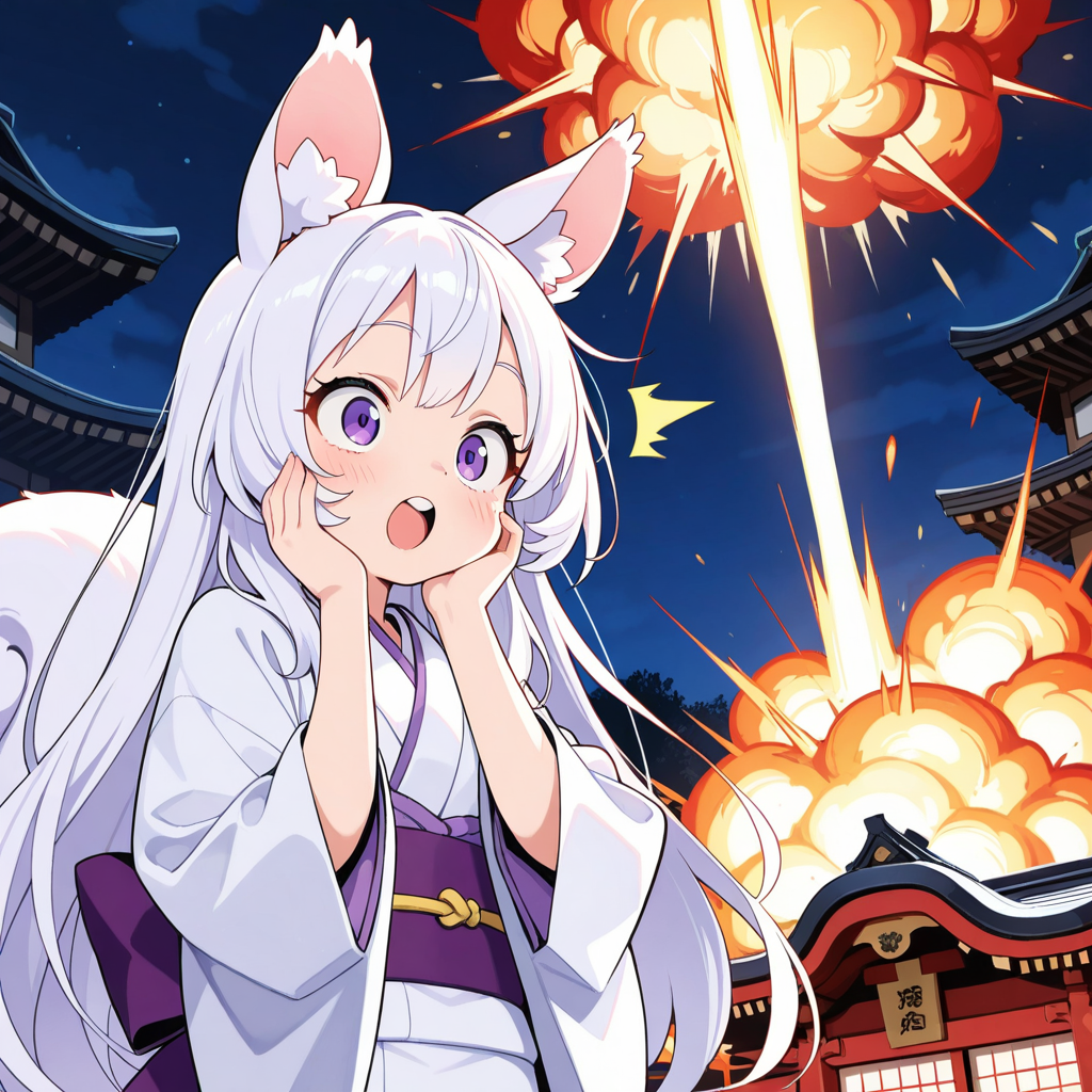 祈りが強すぎて爆発してしまったさくらちゃん！！