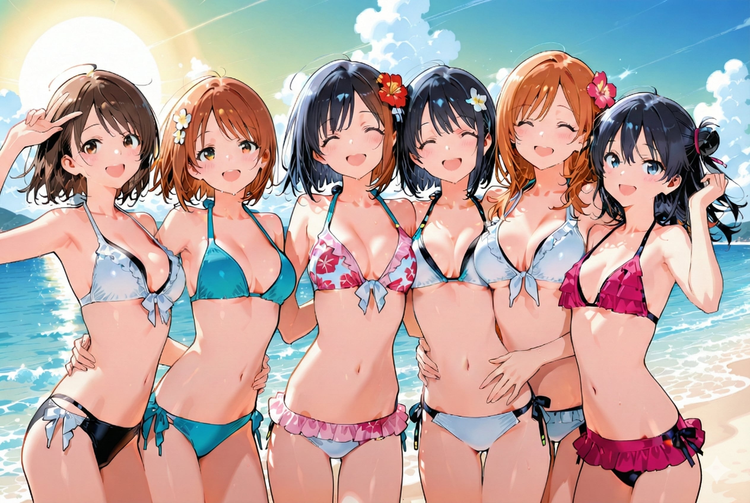季節はずれの水着軍おめでとう