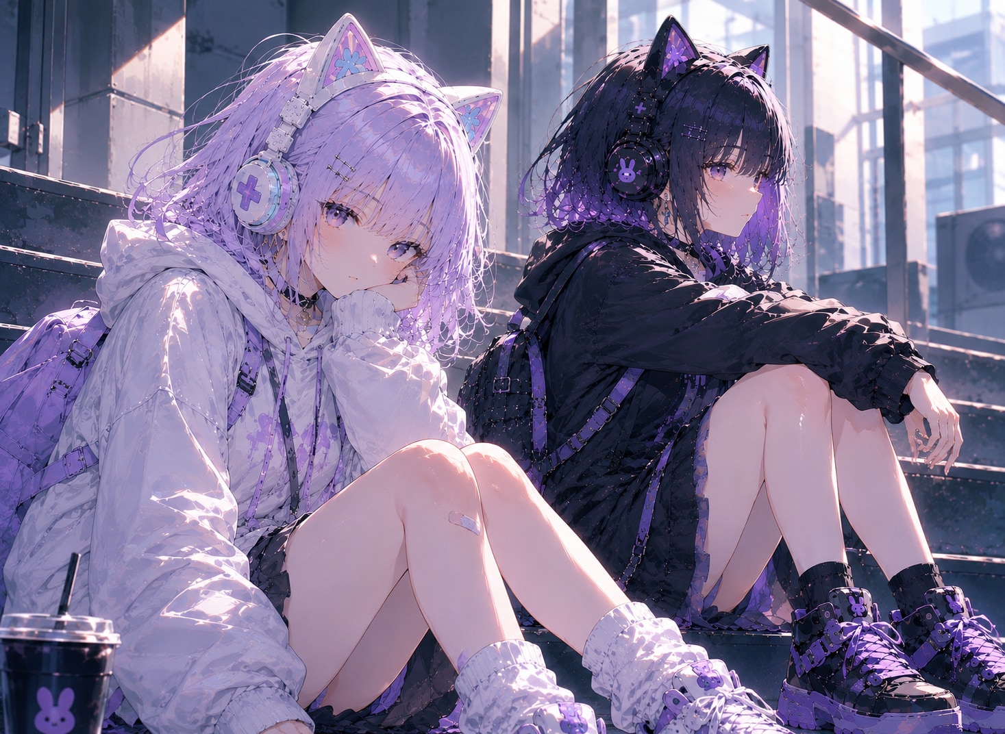 朝の二人 | の人気AIイラスト・グラビア