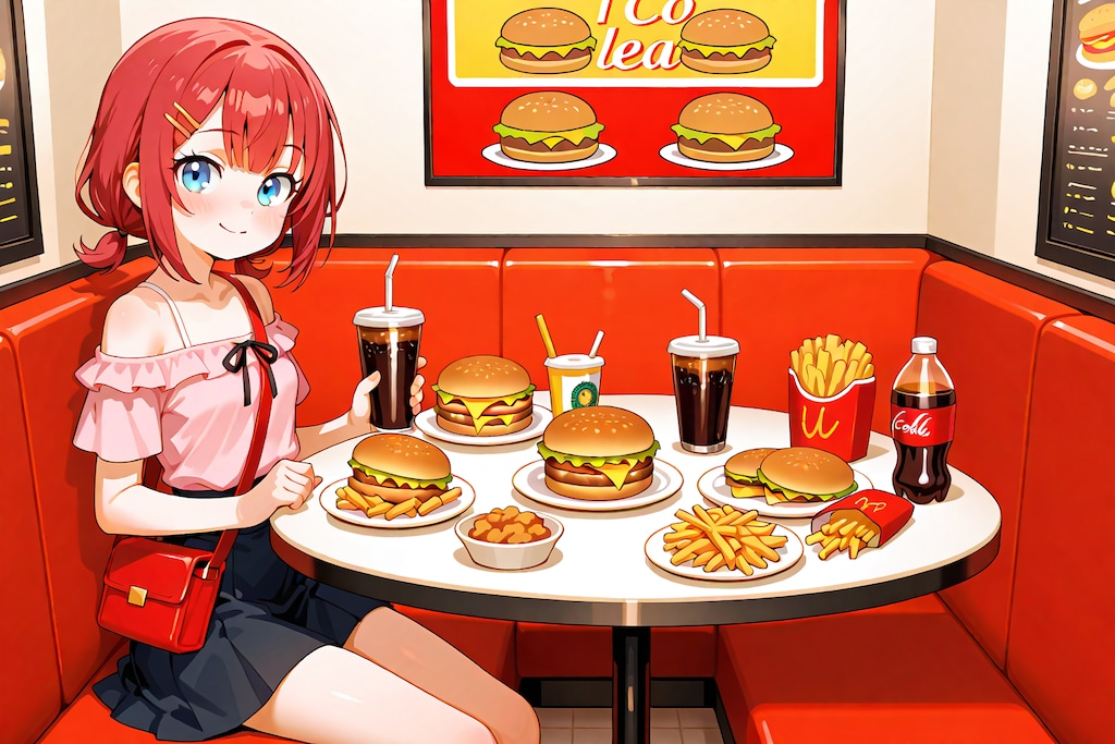小鈴ちゃんとハンバーガーショップ