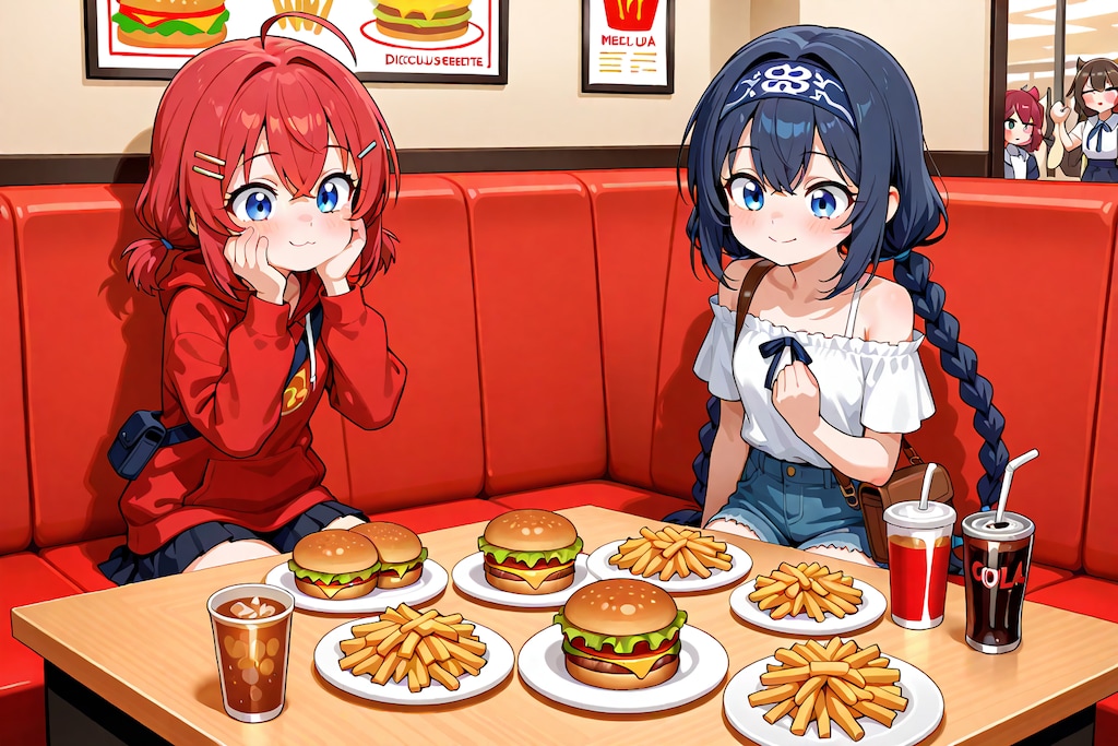 小鈴ちゃんとハンバーガーショップ