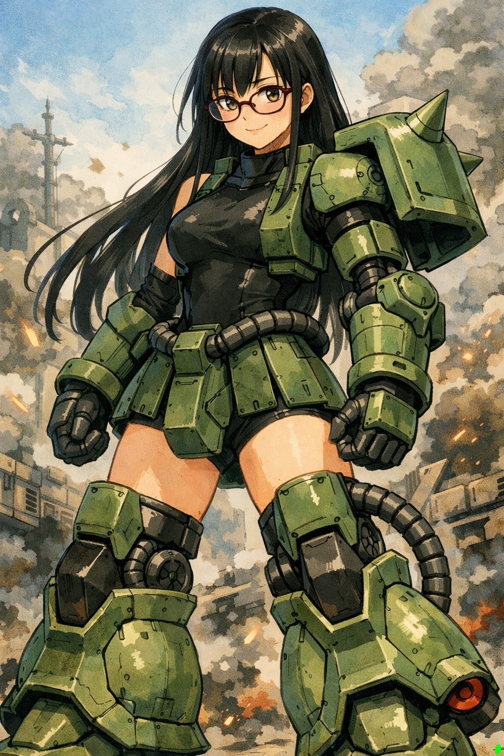 太ましく、逞しきは､ザクっ娘さん，