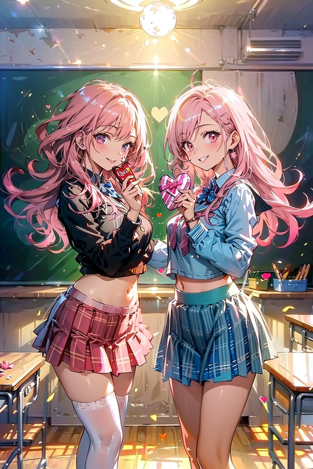 W桃　制服？ | の人気AIイラスト・グラビア