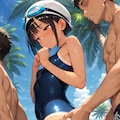 悪い悪戯されるスク水の夏娘③ 3枚目