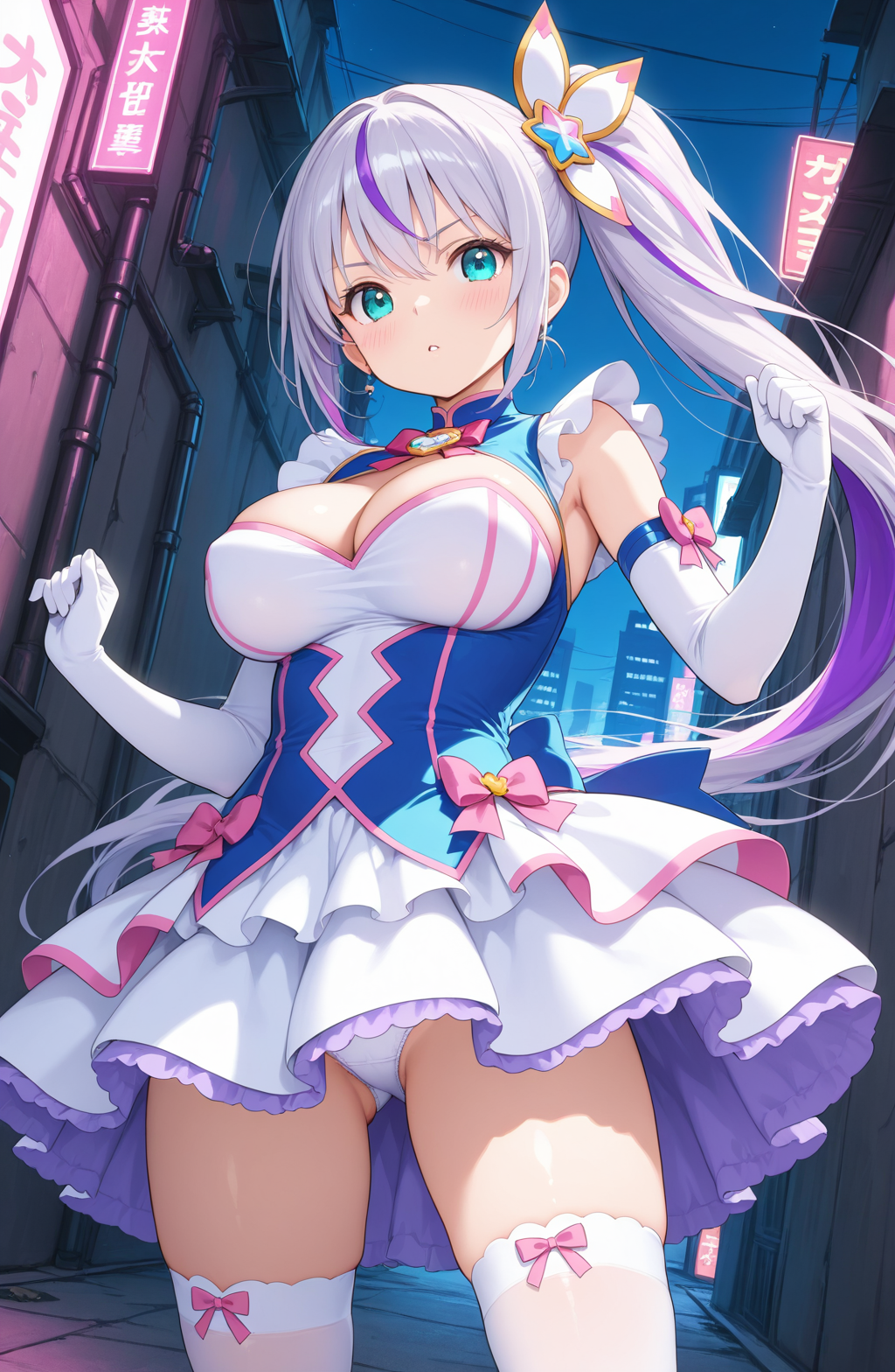 パンチラ魔法少女！最後は闇堕ちｗｗ