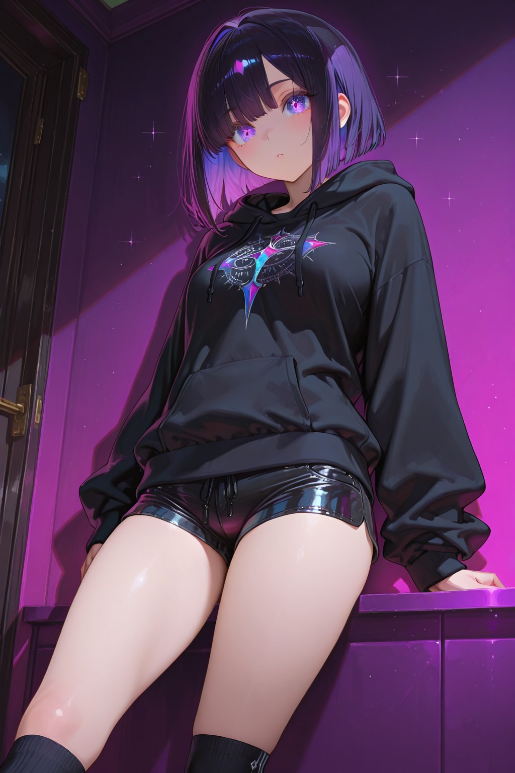 紫色が似合う女の子55