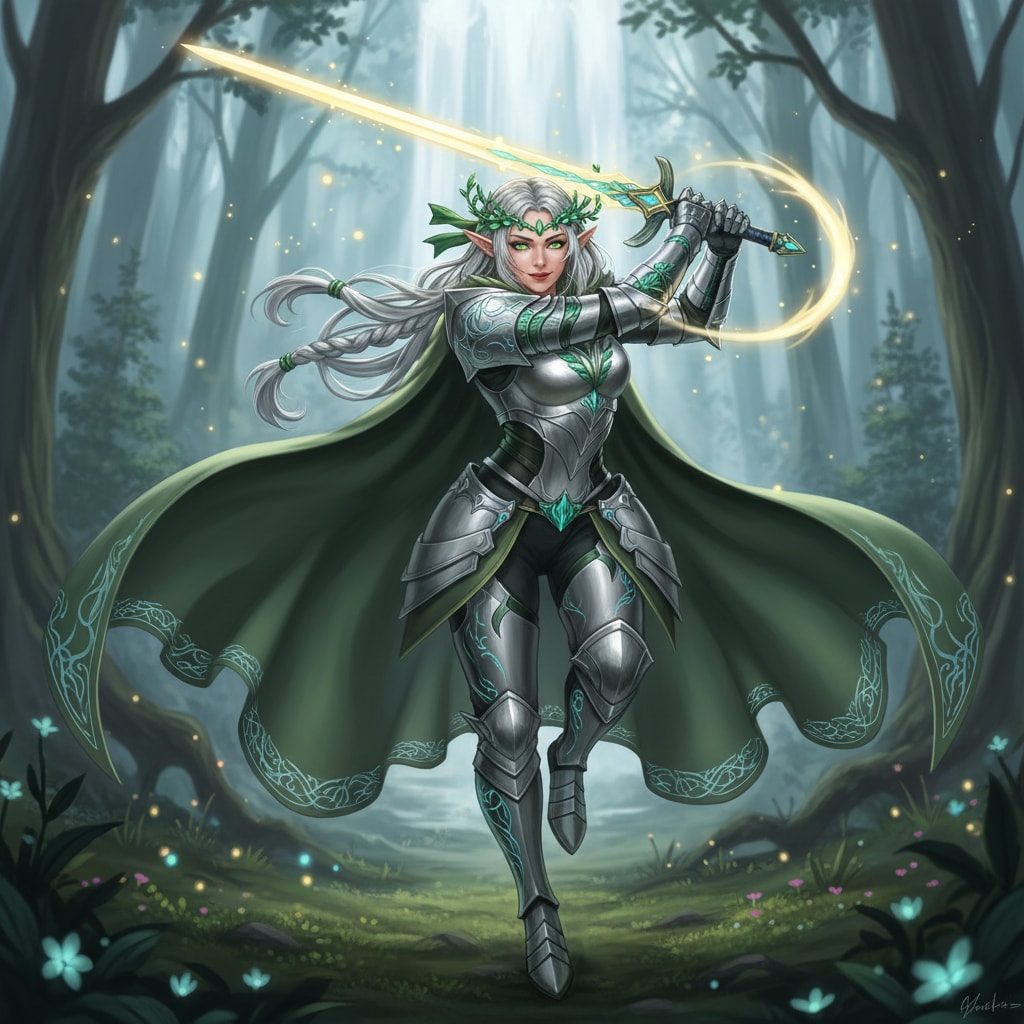 森のエルフ騎士姫 | の人気AIイラスト・グラビア