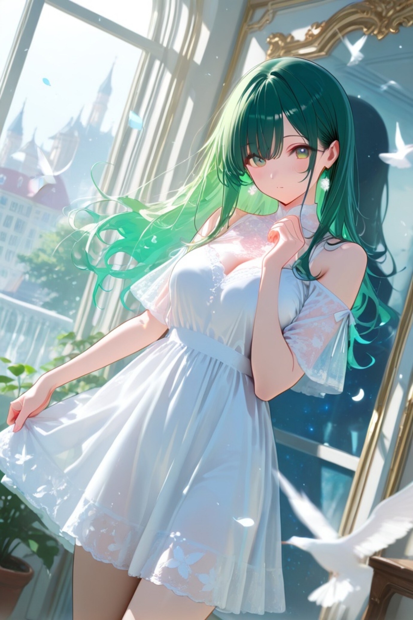緑髪ちゃん