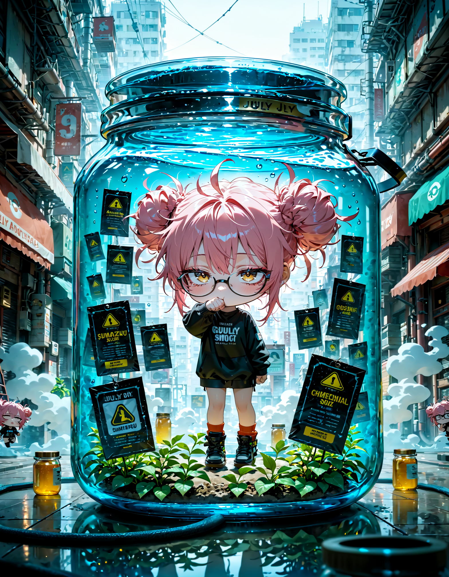 今日は何の日？　光化学スモッグの日 | の人気AIイラスト・グラビア