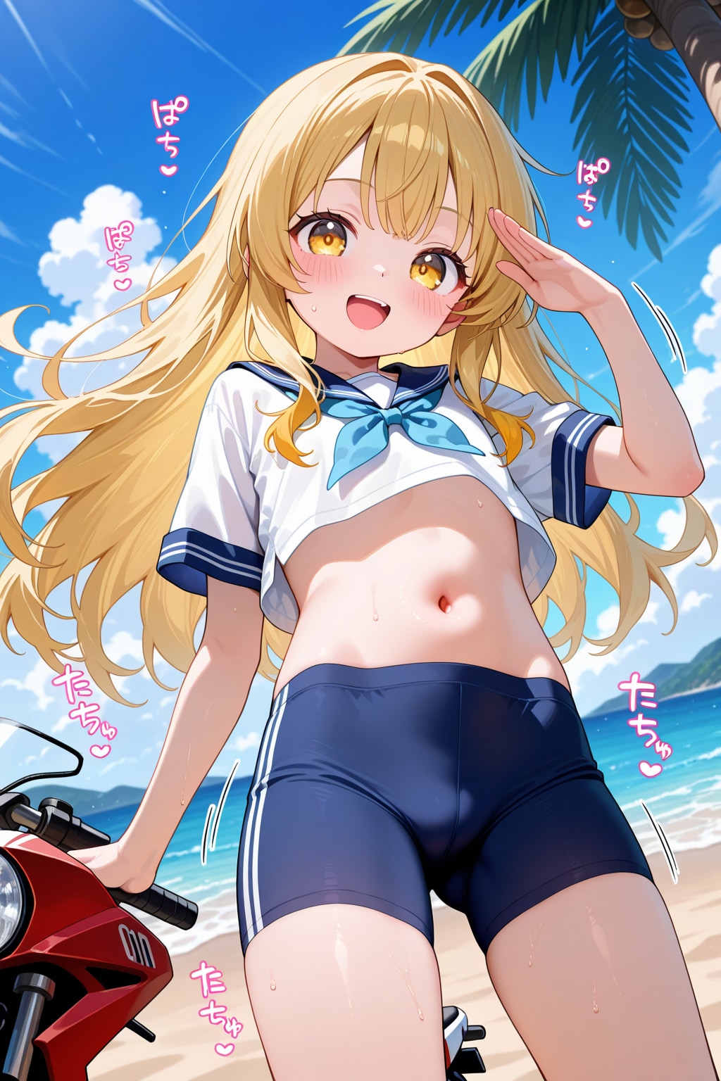 シトルーナちゃんの海辺コーデｗ