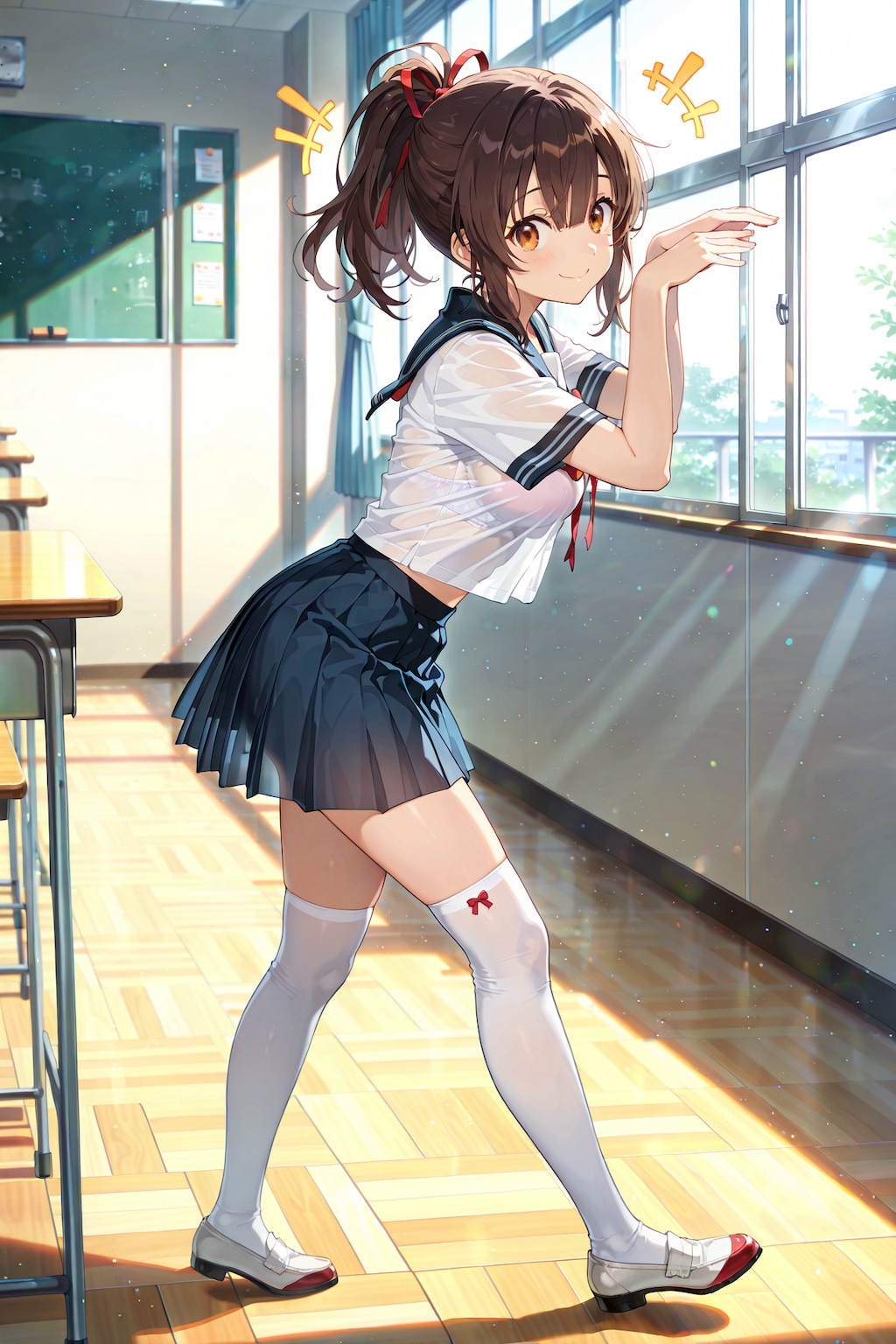 教室のあかりん撮影会 Y725