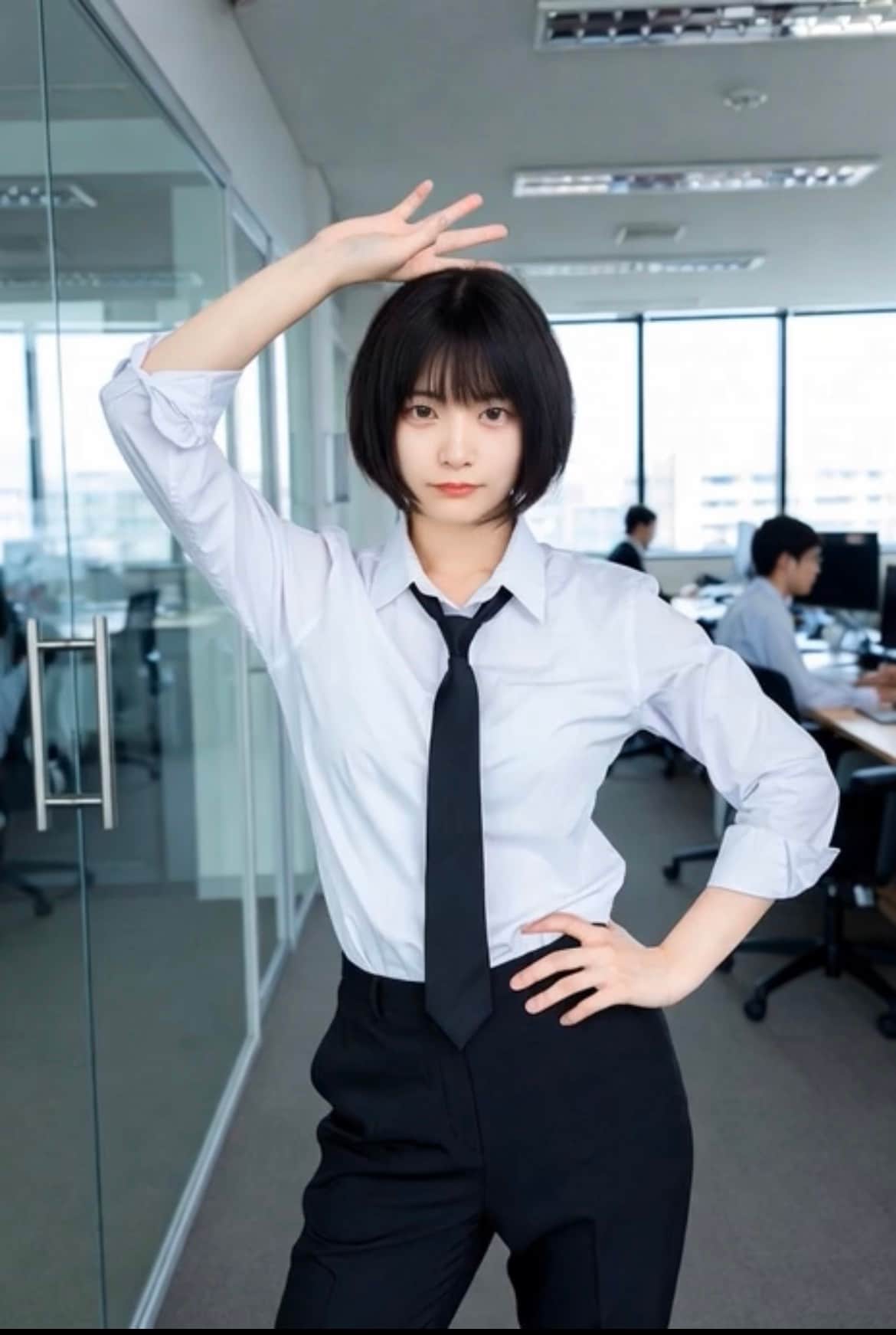 黒髪(実写風171)