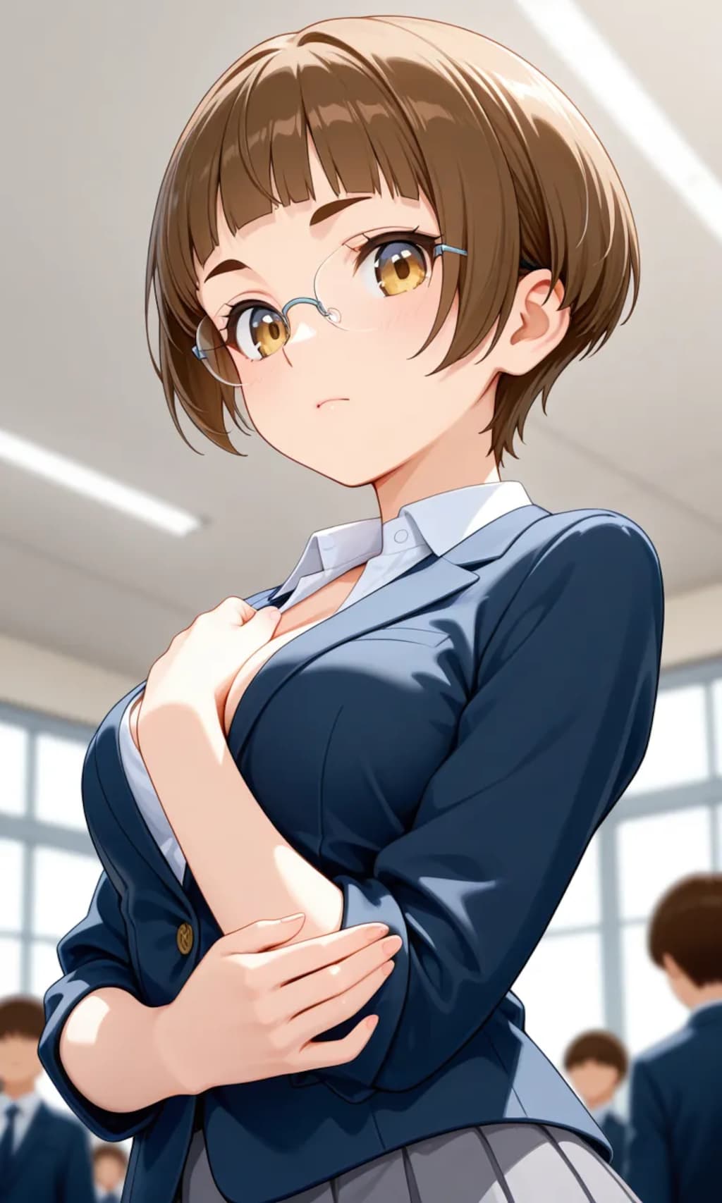 眼鏡っ子_「キルラキル」満艦飾マコ
