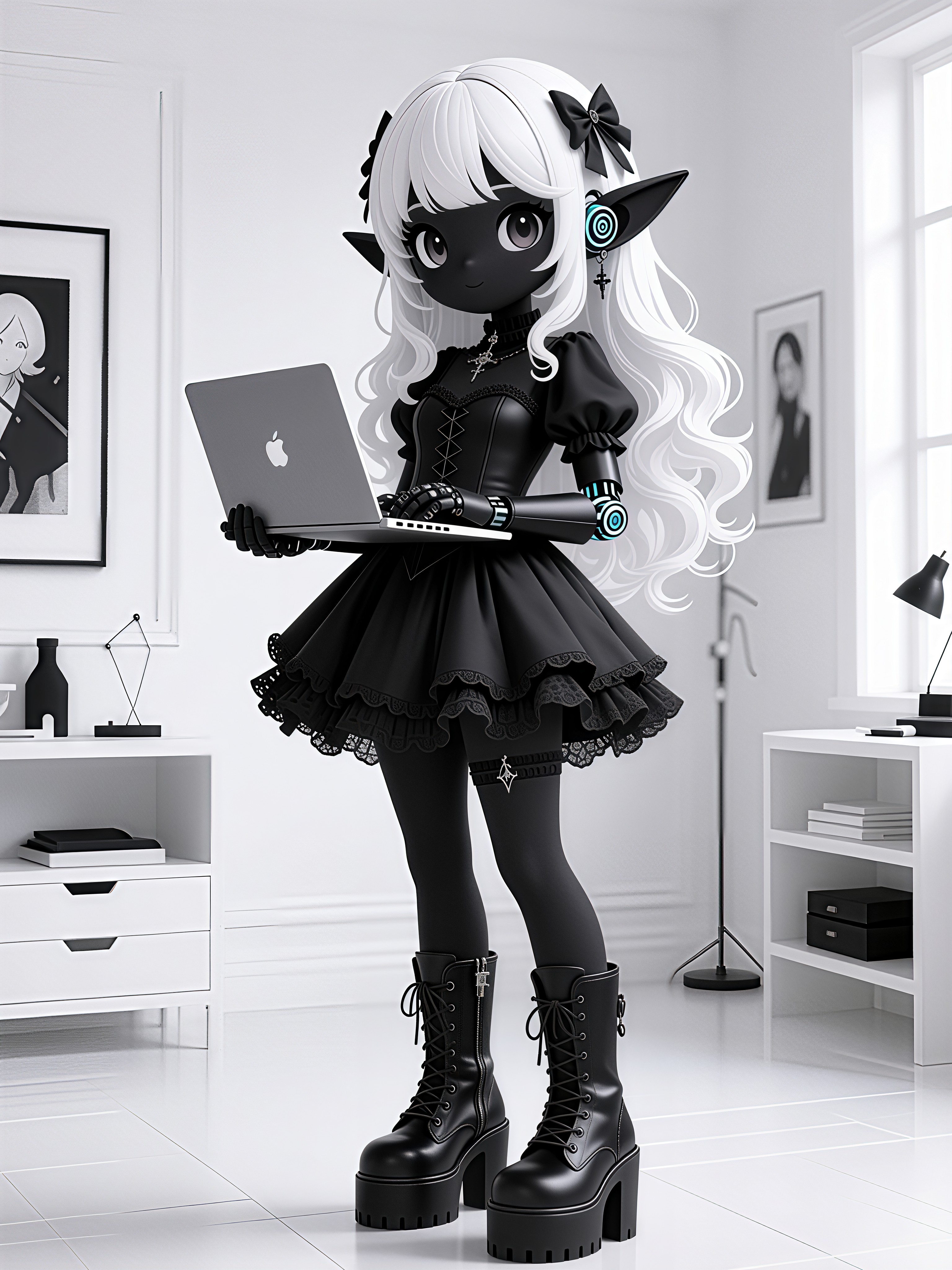 メカ娘4525号 | の人気AIイラスト・グラビア