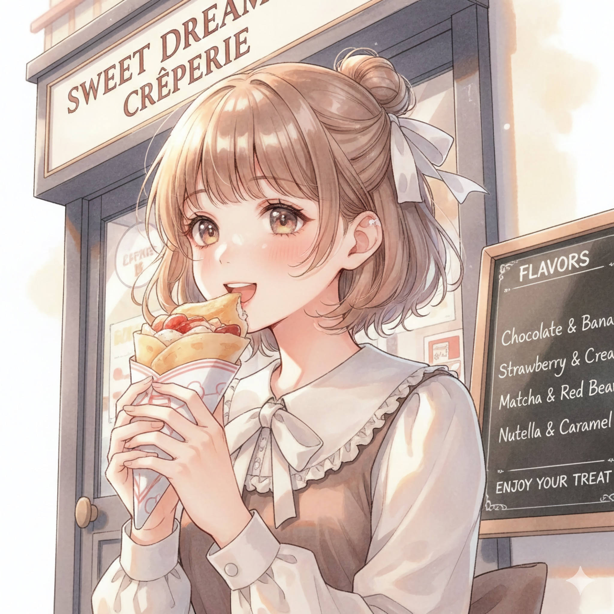 クレープ | の人気AIイラスト・グラビア