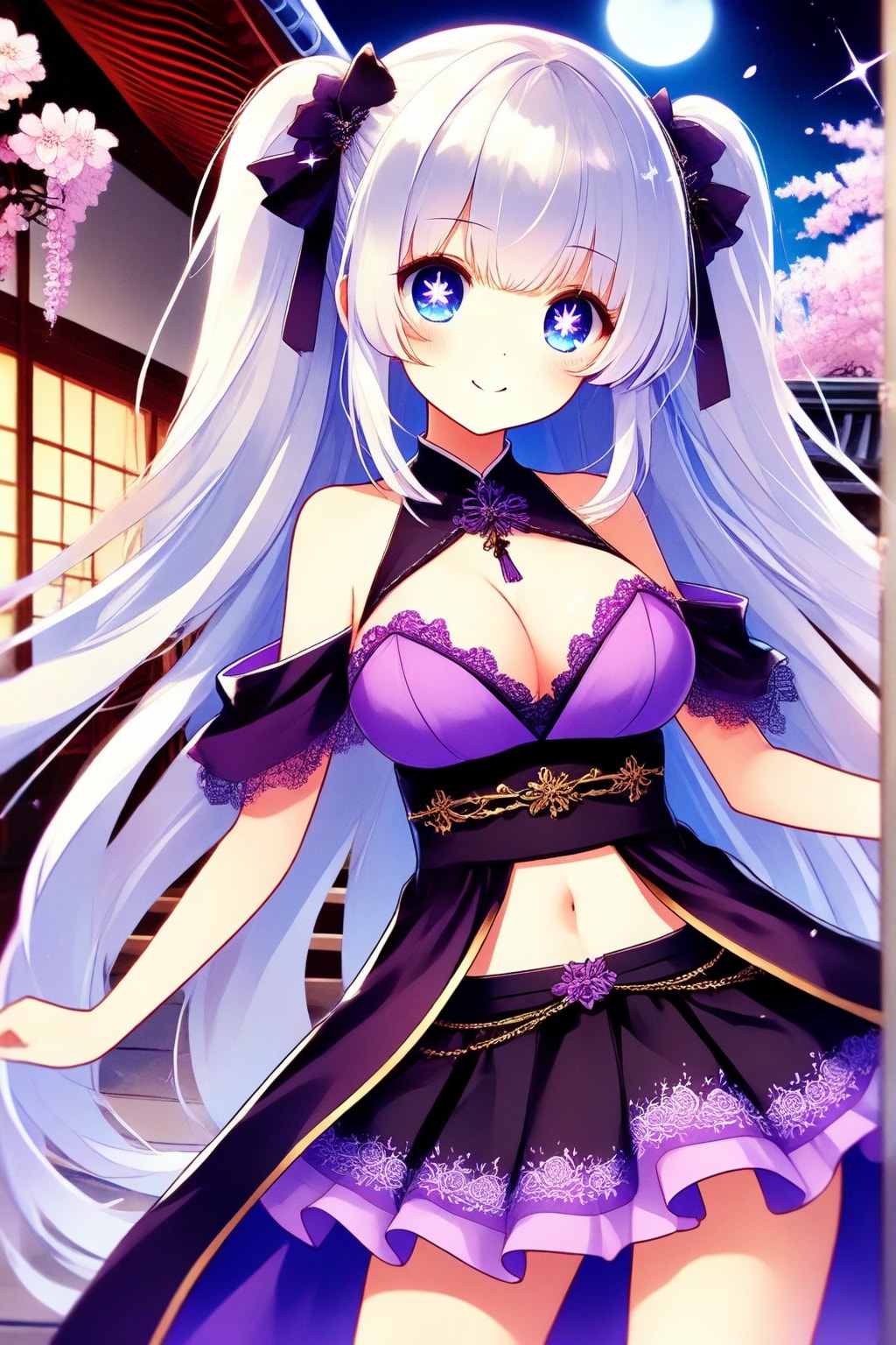 着物ドレスの女の子