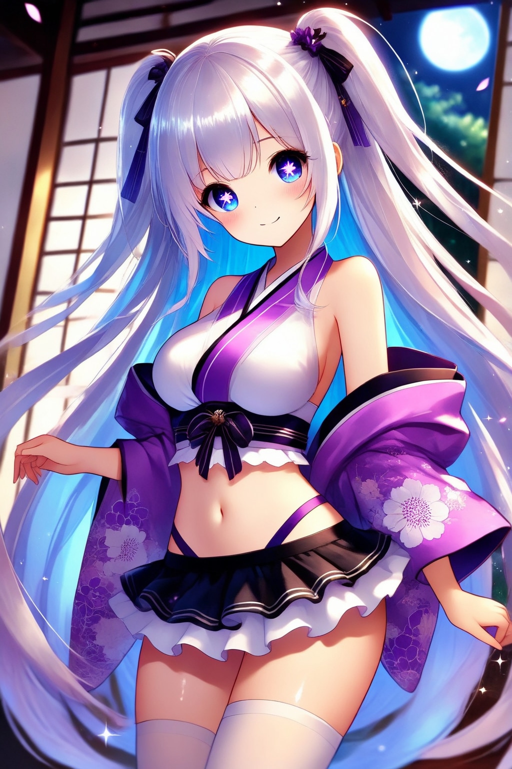 着物ドレスの女の子