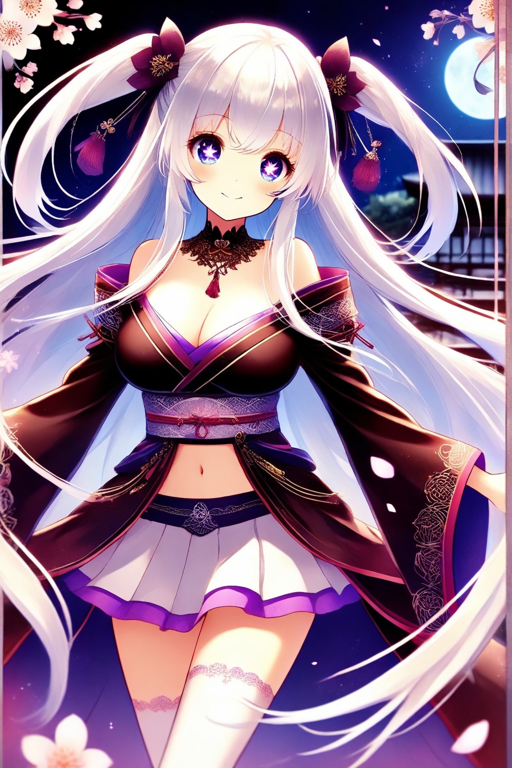 着物ドレスの女の子