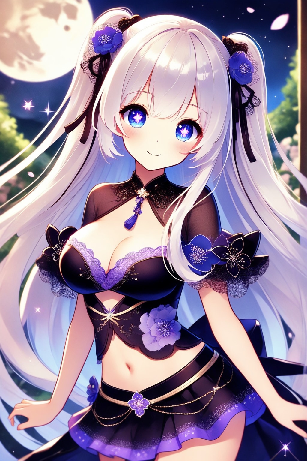 着物ドレスの女の子