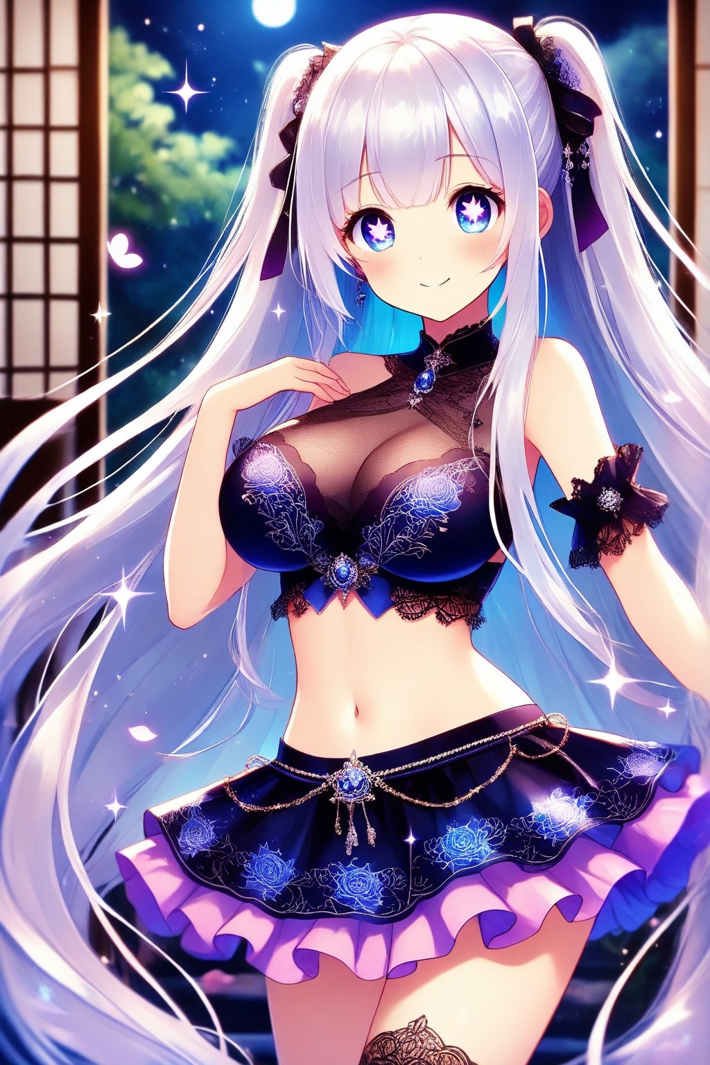 着物ドレスの女の子