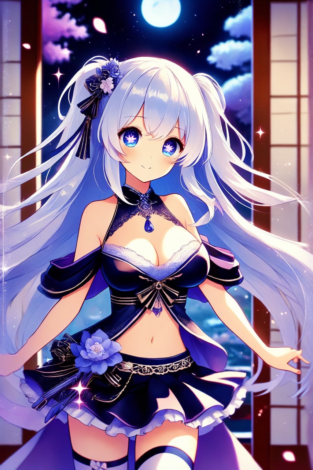 着物ドレスの女の子 | の人気AIイラスト・グラビア