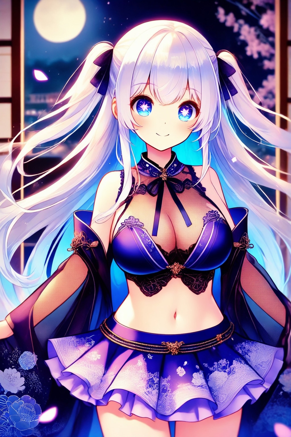 着物ドレスの女の子