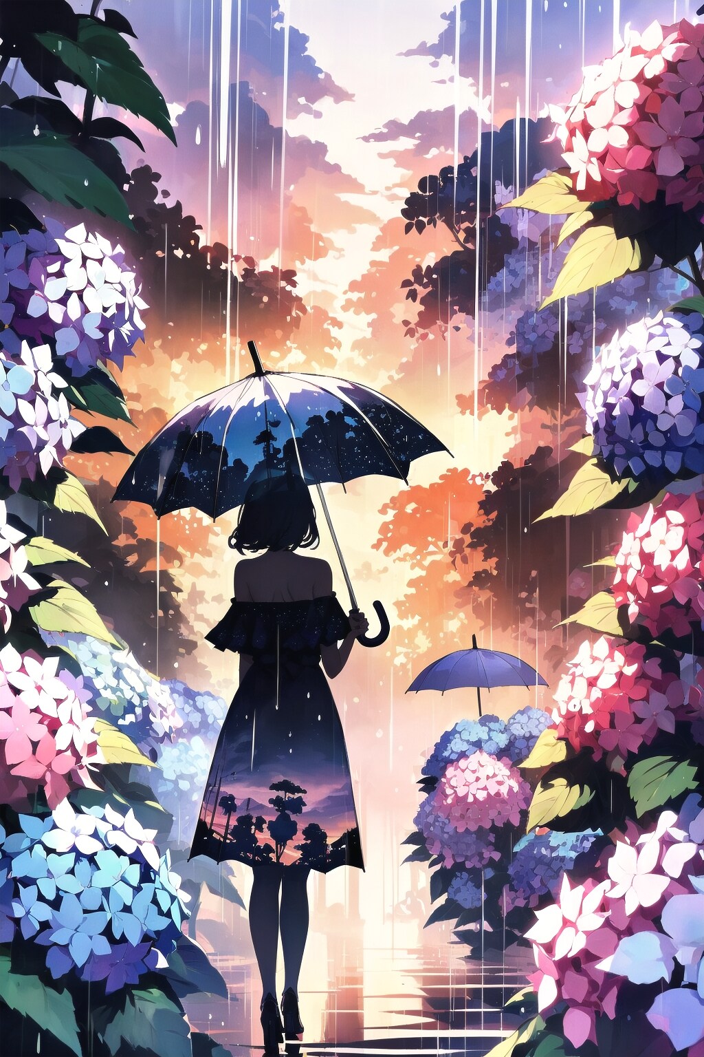 梅雨の風景