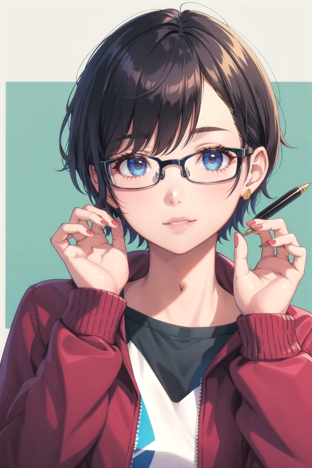 今日の眼鏡っ娘　4/21 | の人気AIイラスト・グラビア