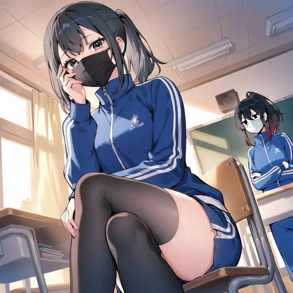 ニーハイソックスの女の子３