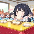２２（にゃんにゃん）さんちのまつりちゃんがいぬみみようちえんの食べ放題に参加！ 4枚目
