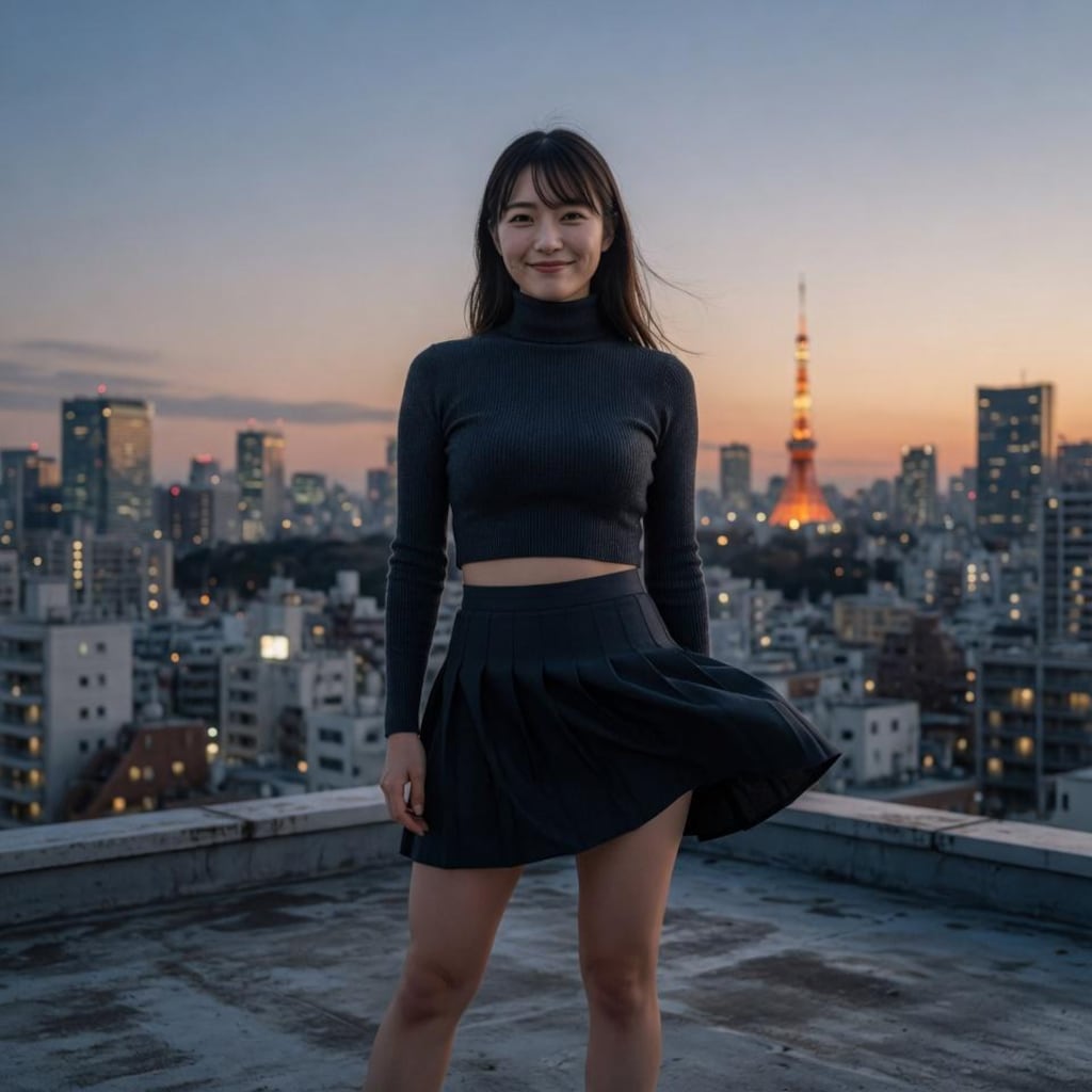 屋上のオバショット。