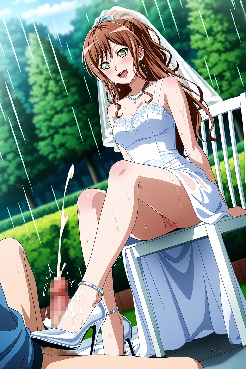 雨の撮影