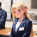 秘書のお仕事　うちの子エルフさん 3枚目