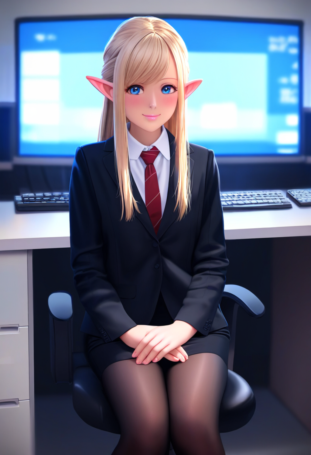 秘書のお仕事　うちの子エルフさん