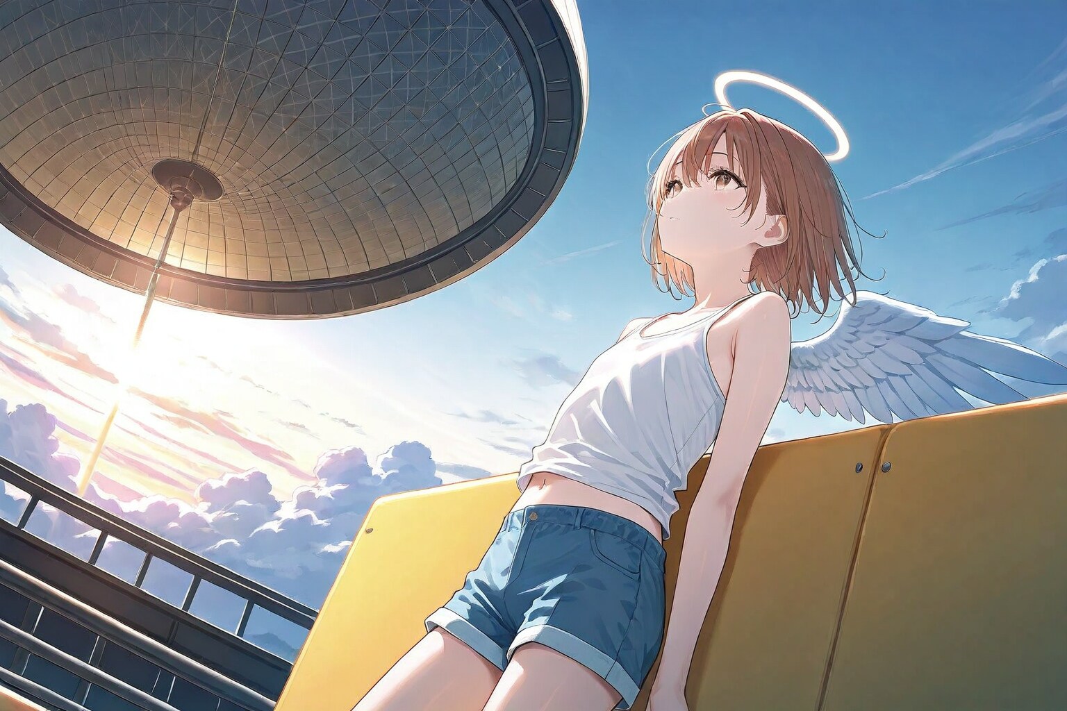 天使の休憩 | の人気AIイラスト・グラビア