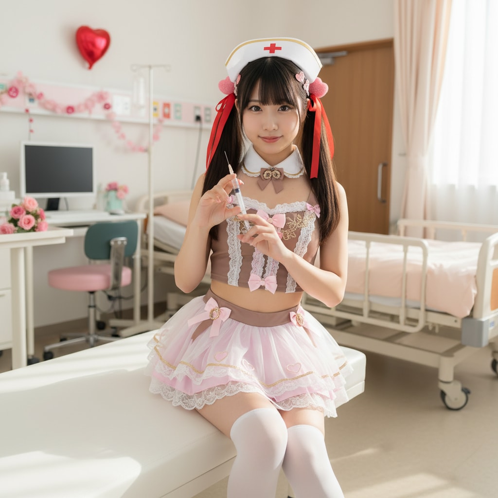 黒ツイさん。バレンタインナース。2月12日 #ペニシリンの日