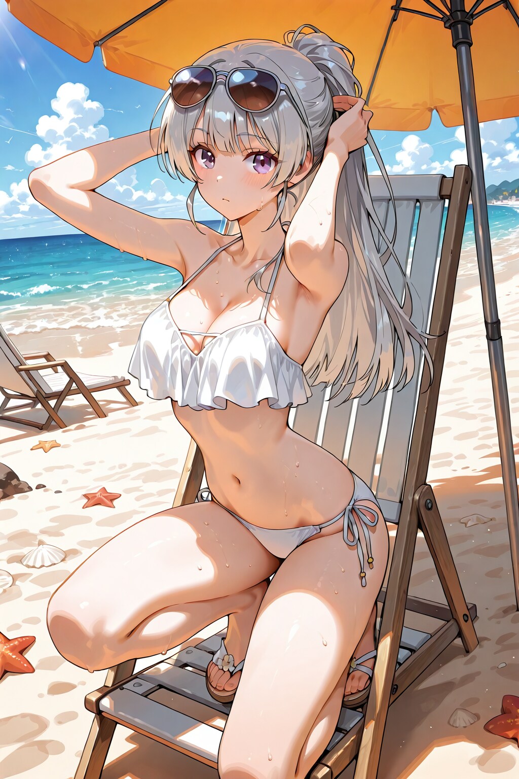 銀髪の女の子