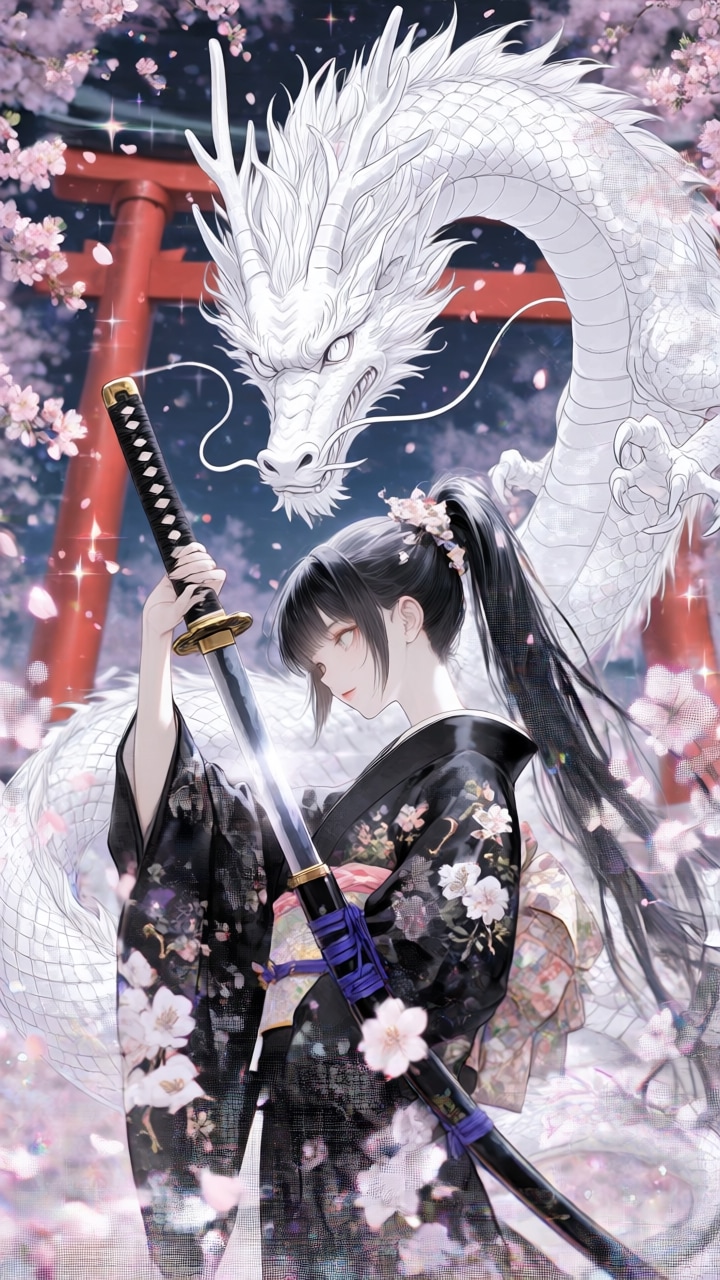 剣人女子＆東洋龍