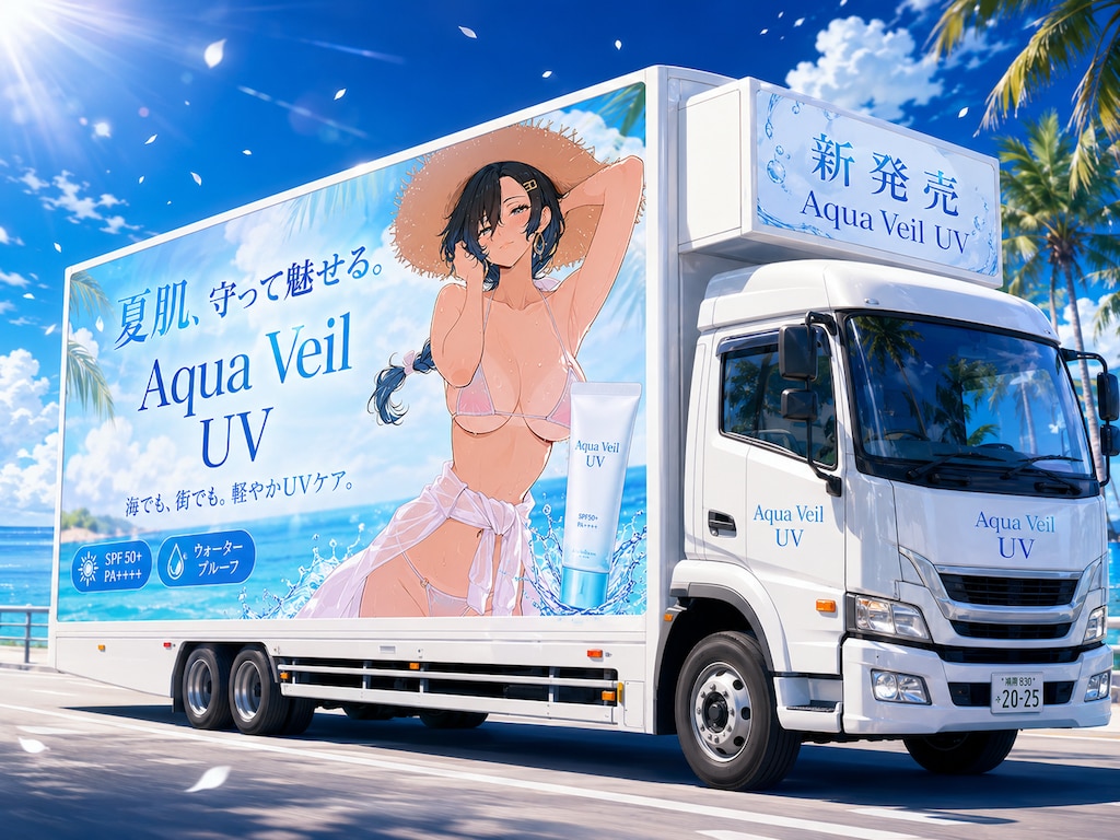 広告宣伝カー 実写＆アニメ