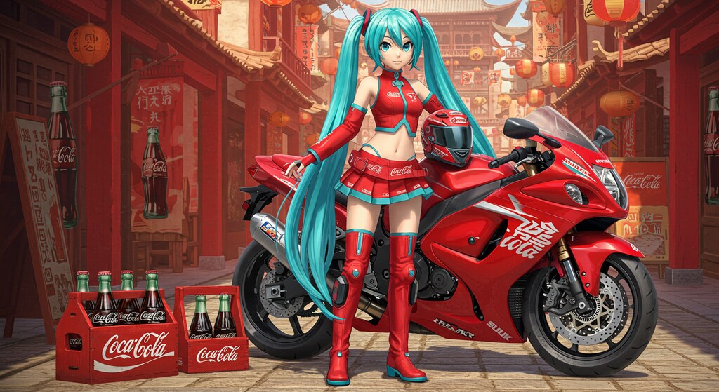 初音ミクとコカ・コーラ隼