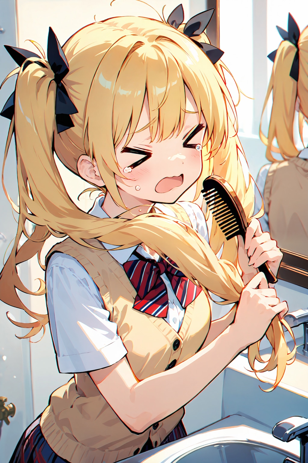 湿気で髪がキマらない！！💦