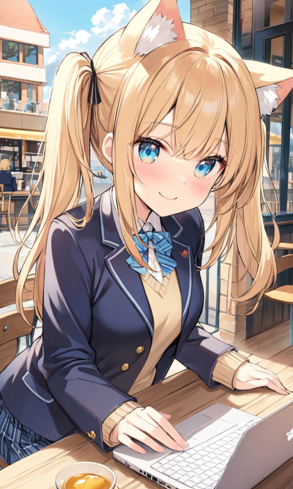 こるり「おしゃれなカフェでパソコンを広げる」まや「リンゴは嫌い」